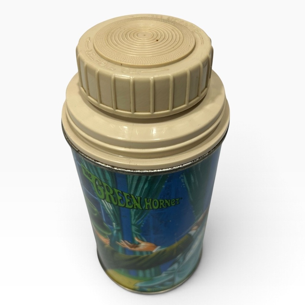 Vintage 1967 The Green Hornet Thermos No 2819 TV Show Collectible Kato Bruce Lee - Picture 10 of 11